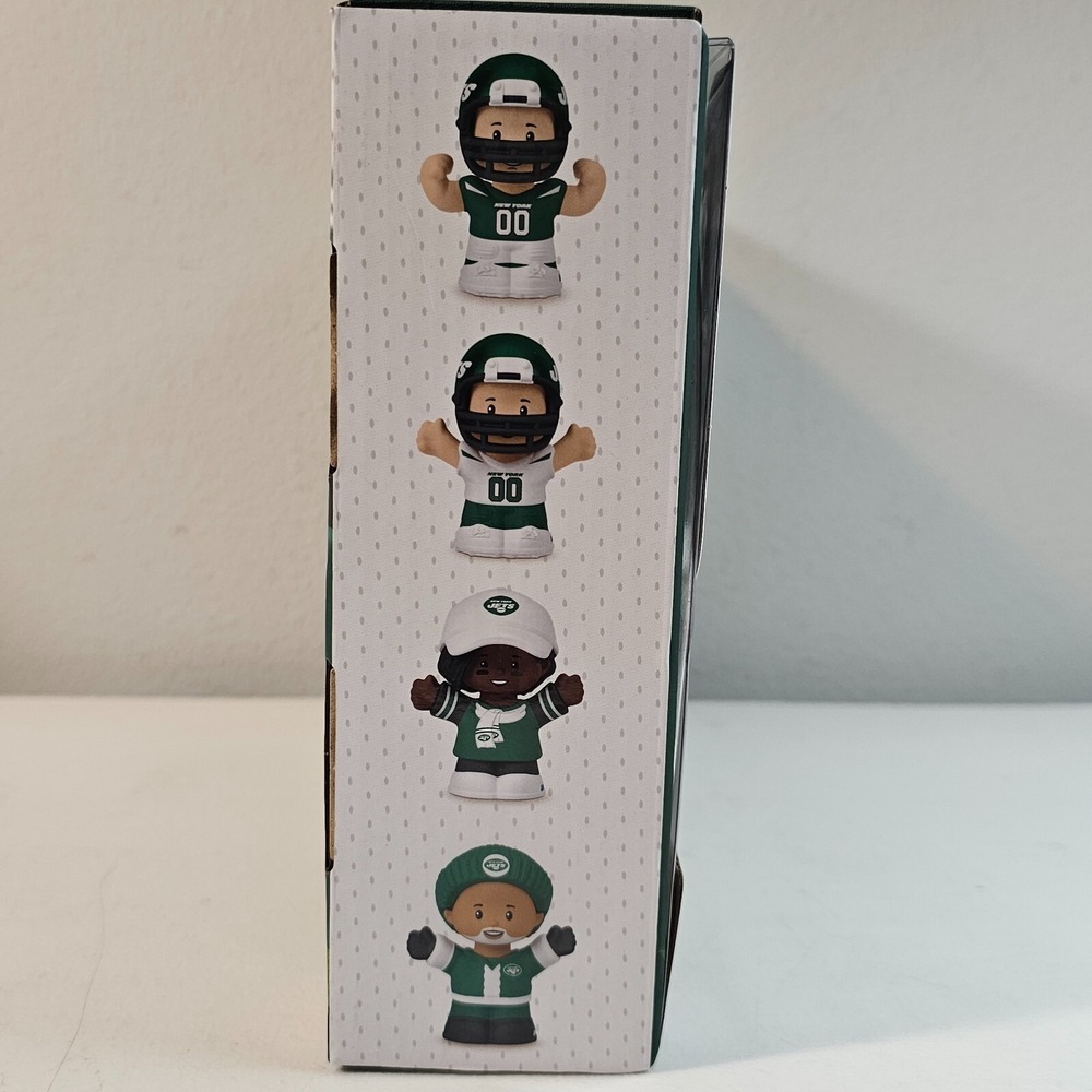 Fisher Price Little People NFL The New York Jets 4 Figure Collector Set - Picture 4 of 6